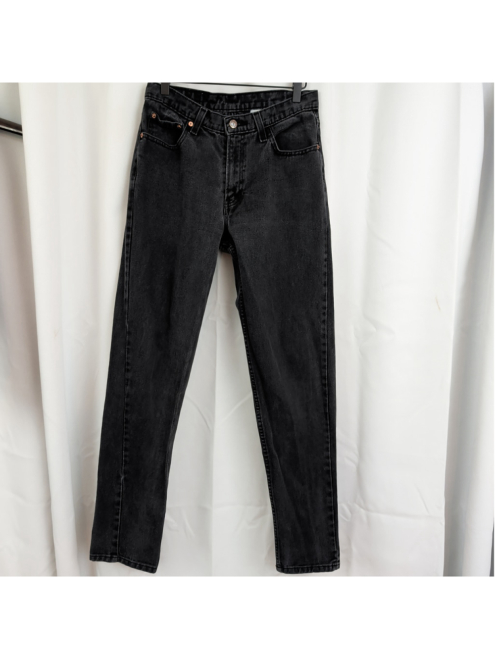 Vintage Jordache Black 100% Cotton Denim Jeans Size 9